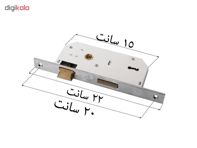 قفل کلیدی6.5 دلتا ابعاد